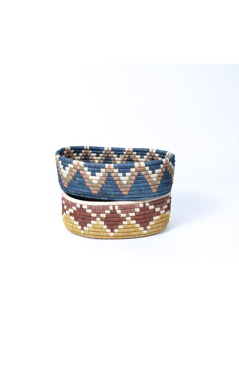 Maadili Collective Small Diamond Bread Basket ~ Cultivate Collection, Alternate, color, Natural