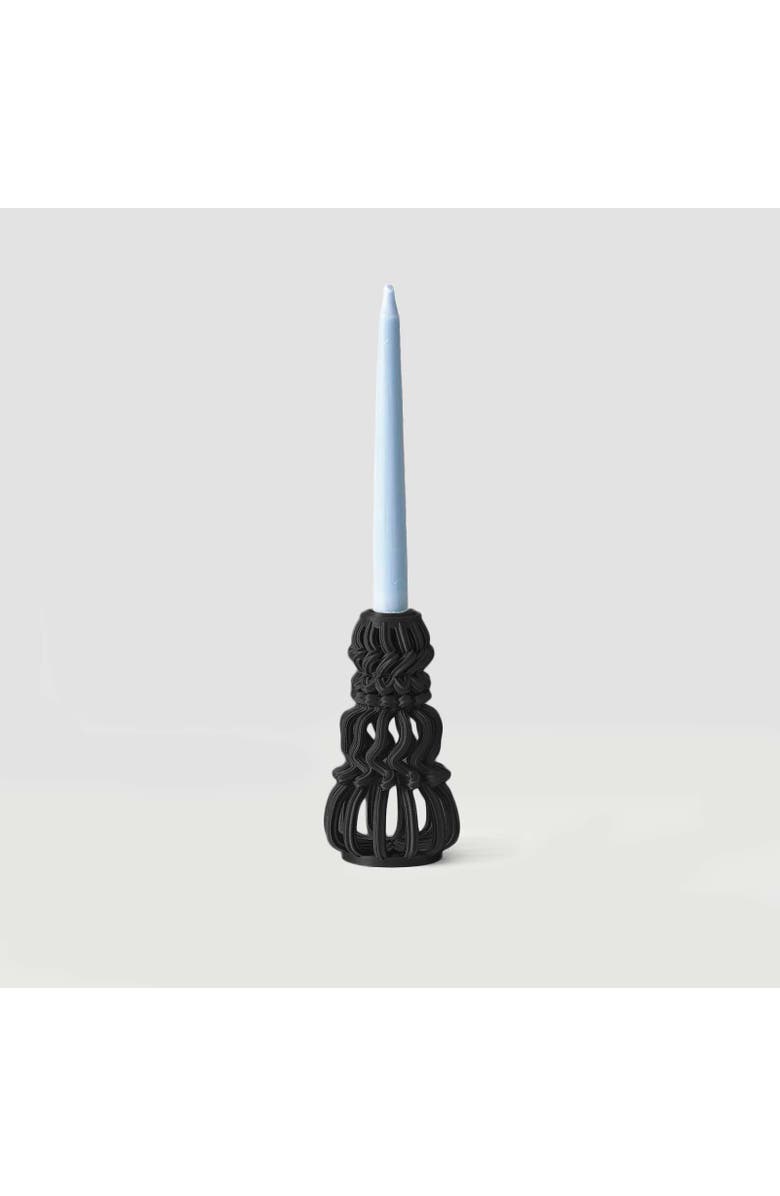 Form 
Seek Frosting Loop Candle Holder, Main, color, Black