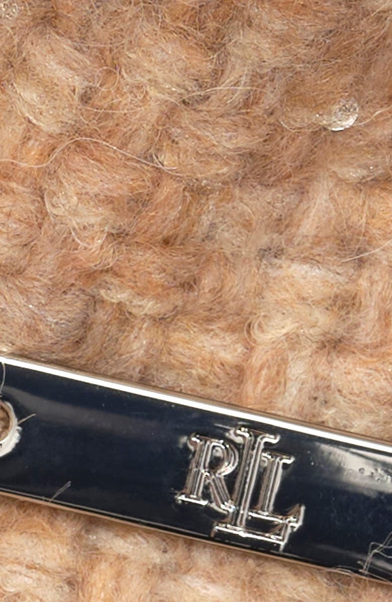 ZZDNU Lauren Ralplh Lauren Soft Basket Weave Scarf, Alternate, color, Oatmeal Heather