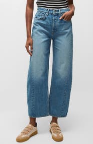 【Veronica Beard】 Ryder high-rise barrel-legジーンズ Ryder high-rise barrel-leg jeans in blue - Veronica Beard