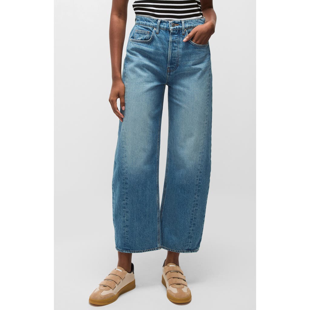 Veronica Beard Ryder High-rise Saddle Jeans In Enough Said