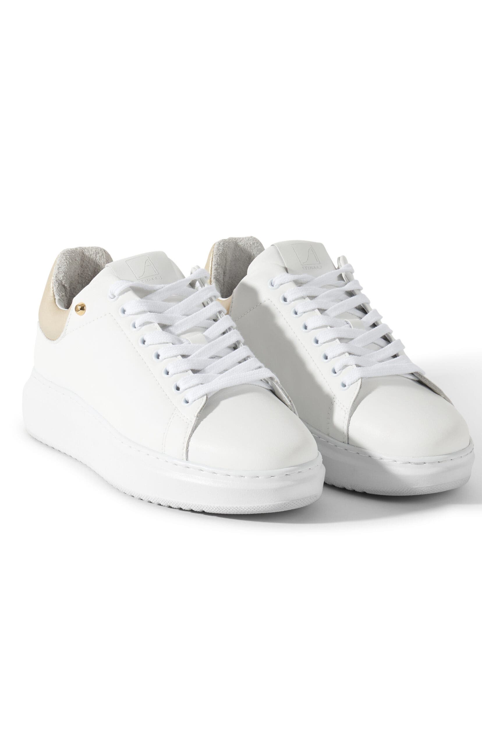 Nelly Orthopedic Sneakers, Alternate, color, White Leather