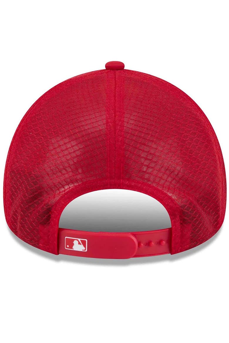 Men's New Era Red Washington Nationals 2026 Batting Practice Alternate Apex 9FORTY Adjustable Hat, Alternate, color, Red