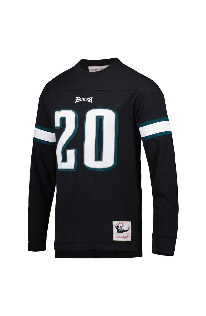 Mitchell & Ness Men's Mitchell & Ness Brian Dawkins Black Philadelphia Eagles 2003 Retired Player Name & Number Long Sleeve T-Shirt, Alternate, color, 