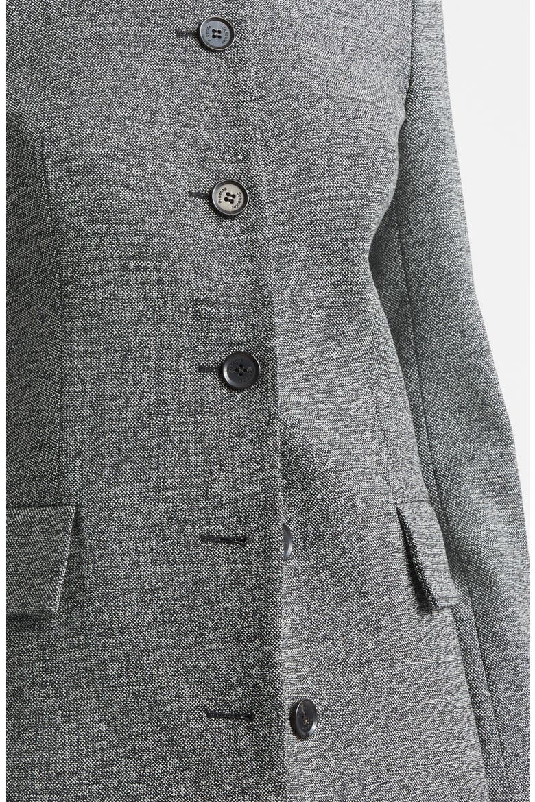 Annemarie Stretch Wool Mélange Jacket, Alternate, color, DARK GREY MELANGE