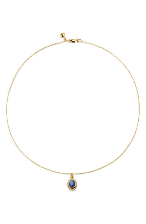 Birthstone Locket Necklace