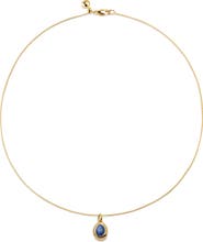 Monica Vinader Birthstone Locket Necklace
