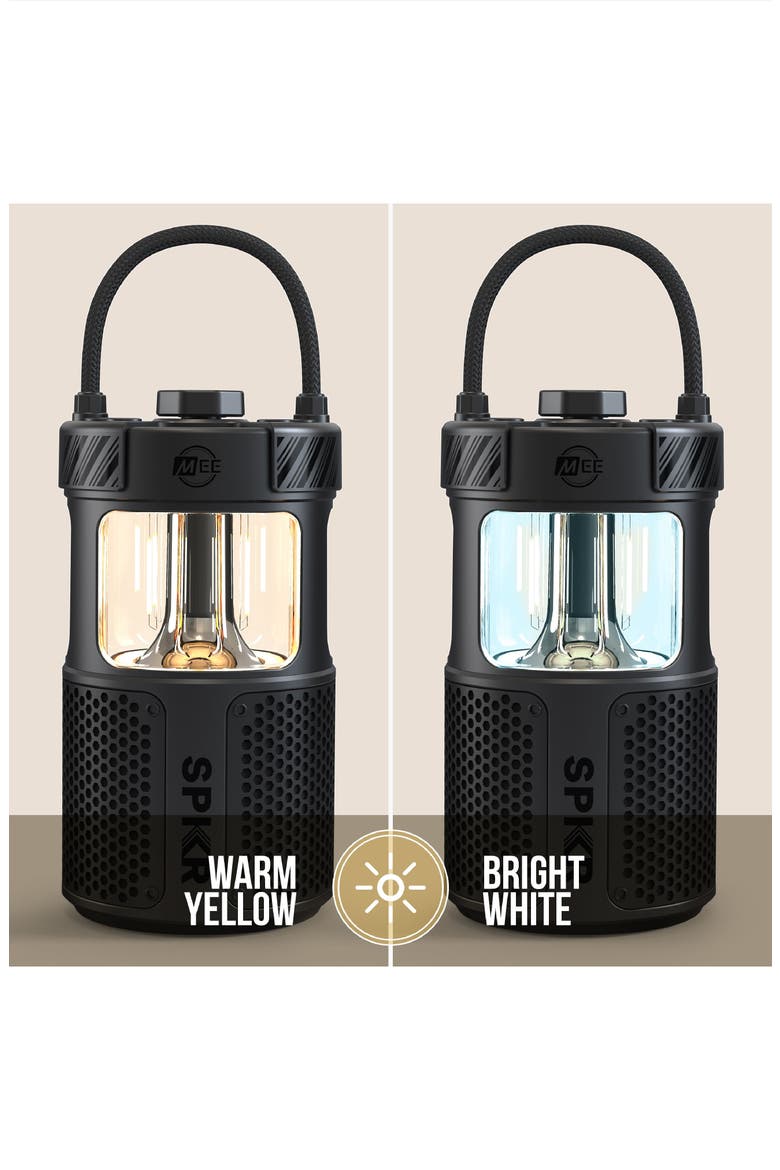 lightSPKR Bluetooth Wireless Speaker w/ Camping Lantern, Alternate, color, Midnight Black