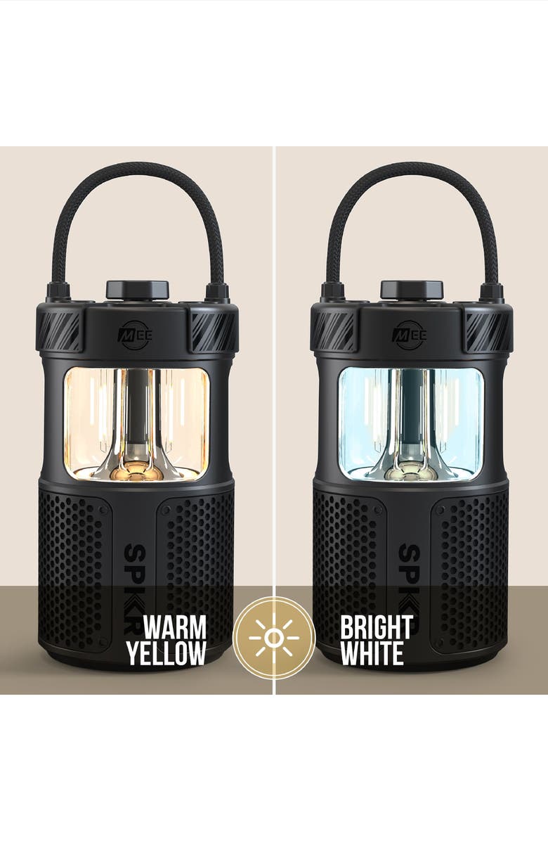 MEE audio lightSPKR Bluetooth Wireless Speaker w/ Camping Lantern, Alternate, color, Midnight Black