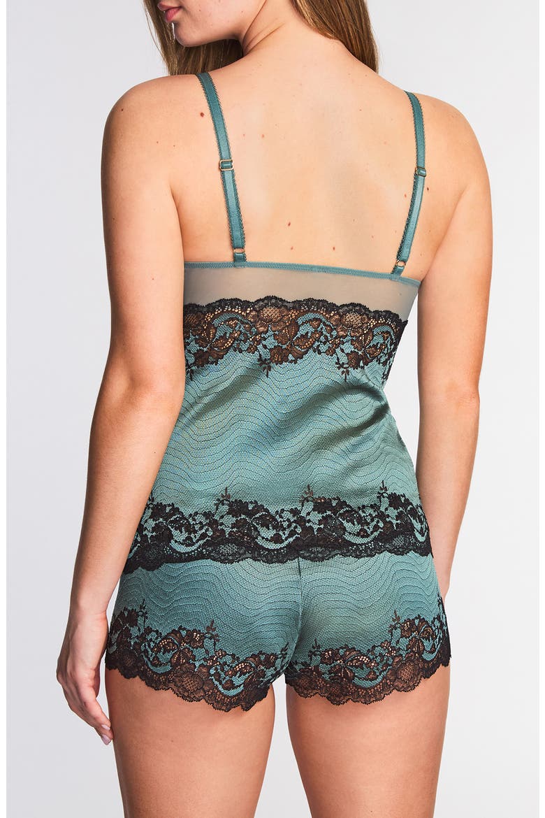 Modern Affair Lace Camisole, Alternate, color, SILVER PINE/ BLACK