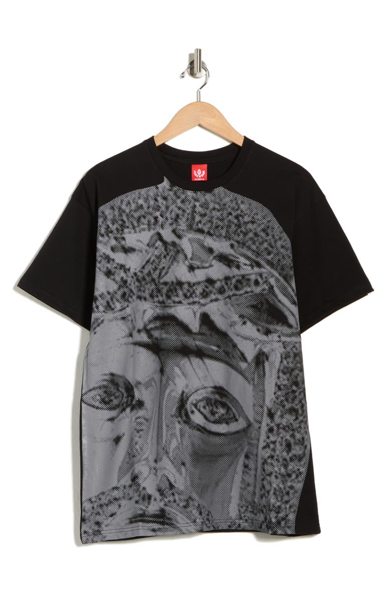ICECREAM Big Face Graphic T-Shirt, Alternate, color, Black