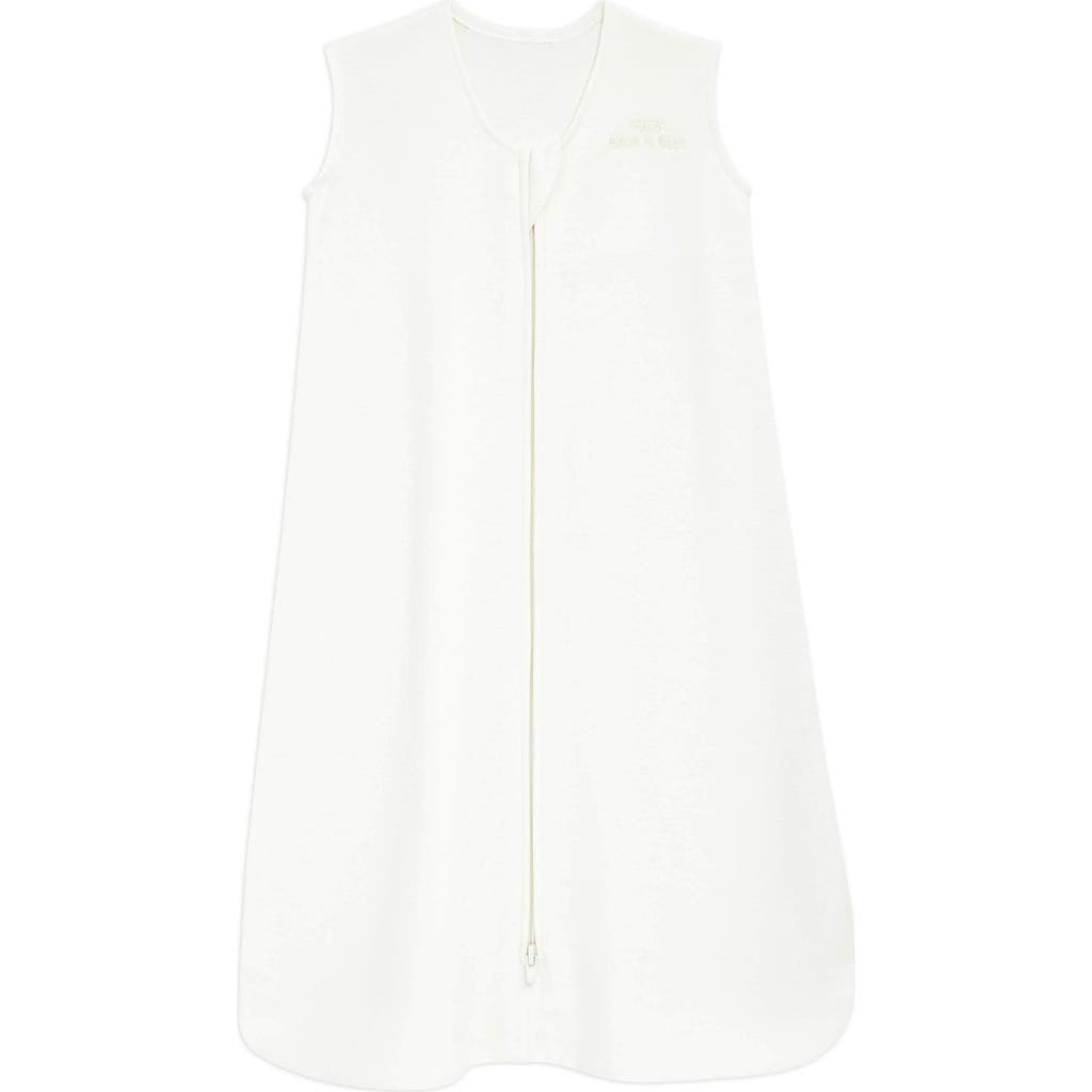 Halo 100% Cotton 0.5 Tog Sleepsack Wearable Blanket In White