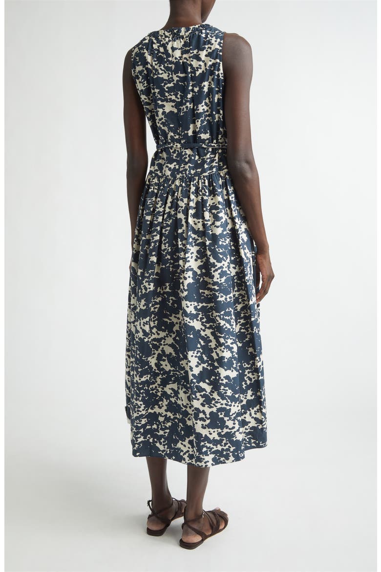 Teresa Print Cotton Midi Dress, Alternate, color, ULTRAMARINE