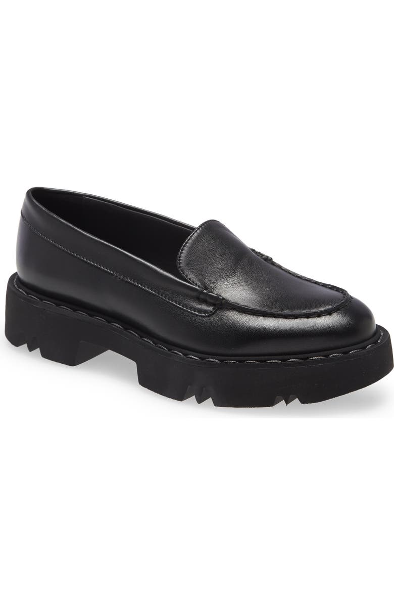Aquatalia Hayley Water Resistant Platform Loafer, Main, color,