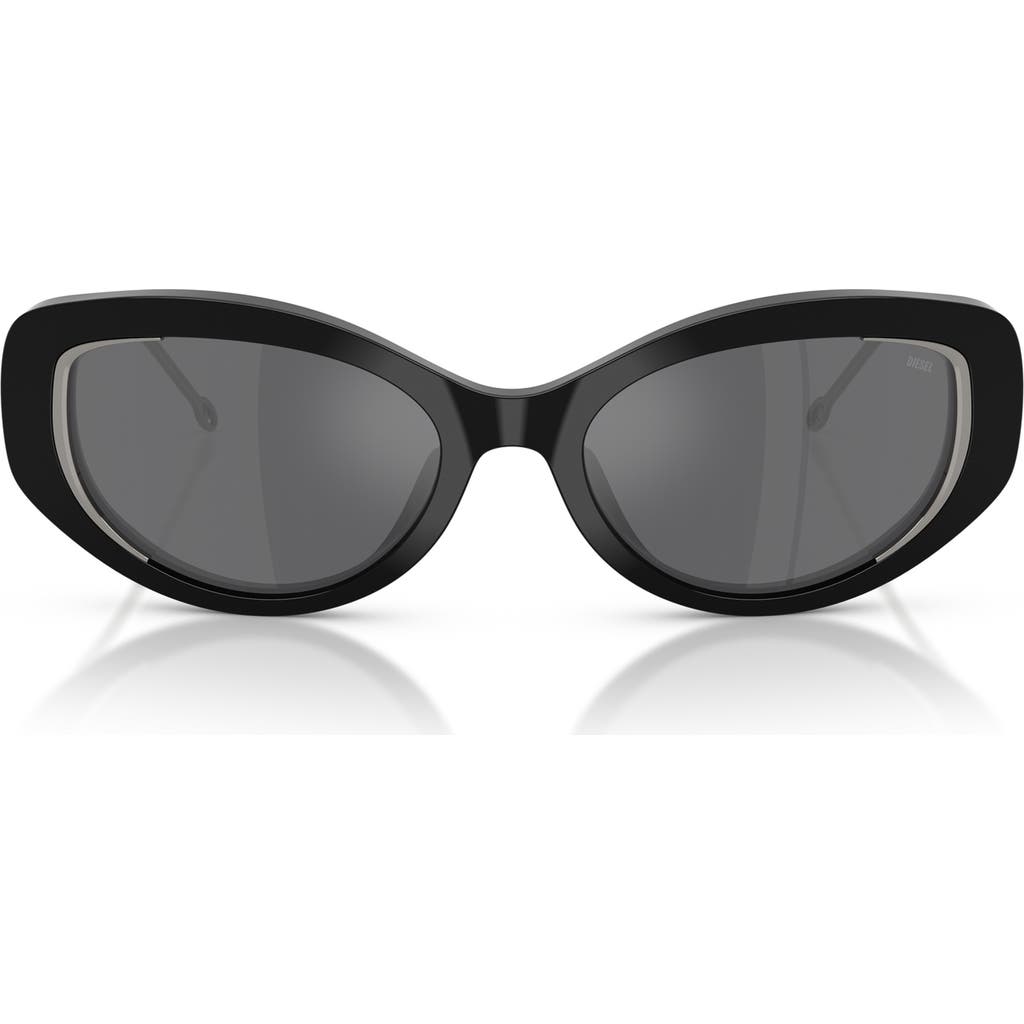Shop Diesel ® Geck-d 54mm Oval Sunglasses