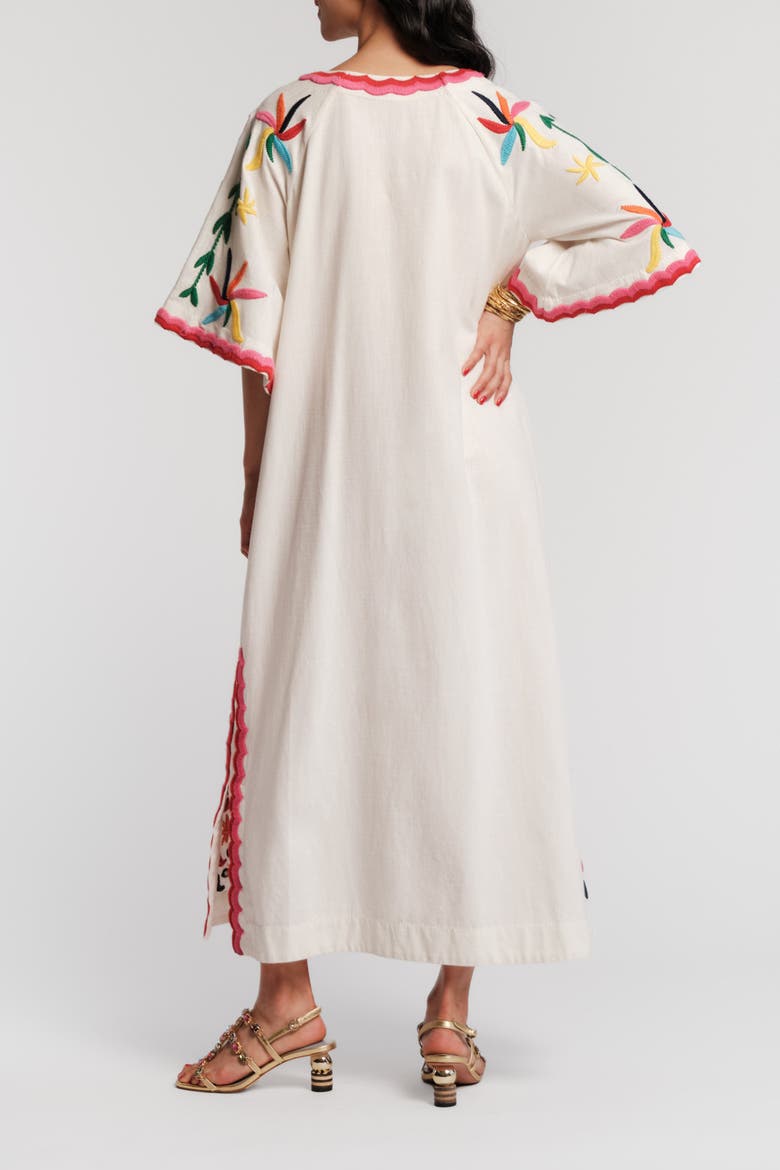 Charming Caftan Veracruz, Alternate, color, Oyster/Multi