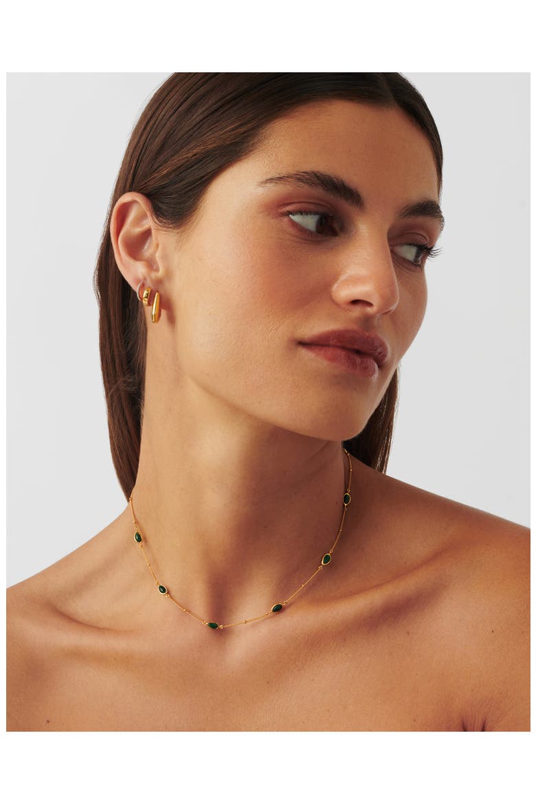 Malachite Station Choker, Alternate, color, GOLD