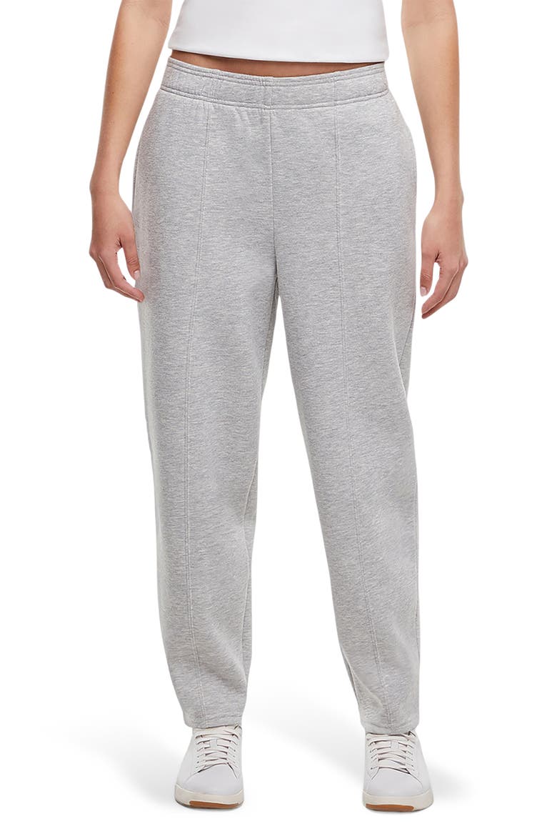 Andie Barrel Leg Sweatpants, Main, color, HEATHER GREY
