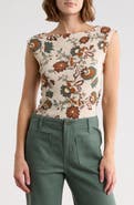 Sanctuary Textured Boat Neck Top
