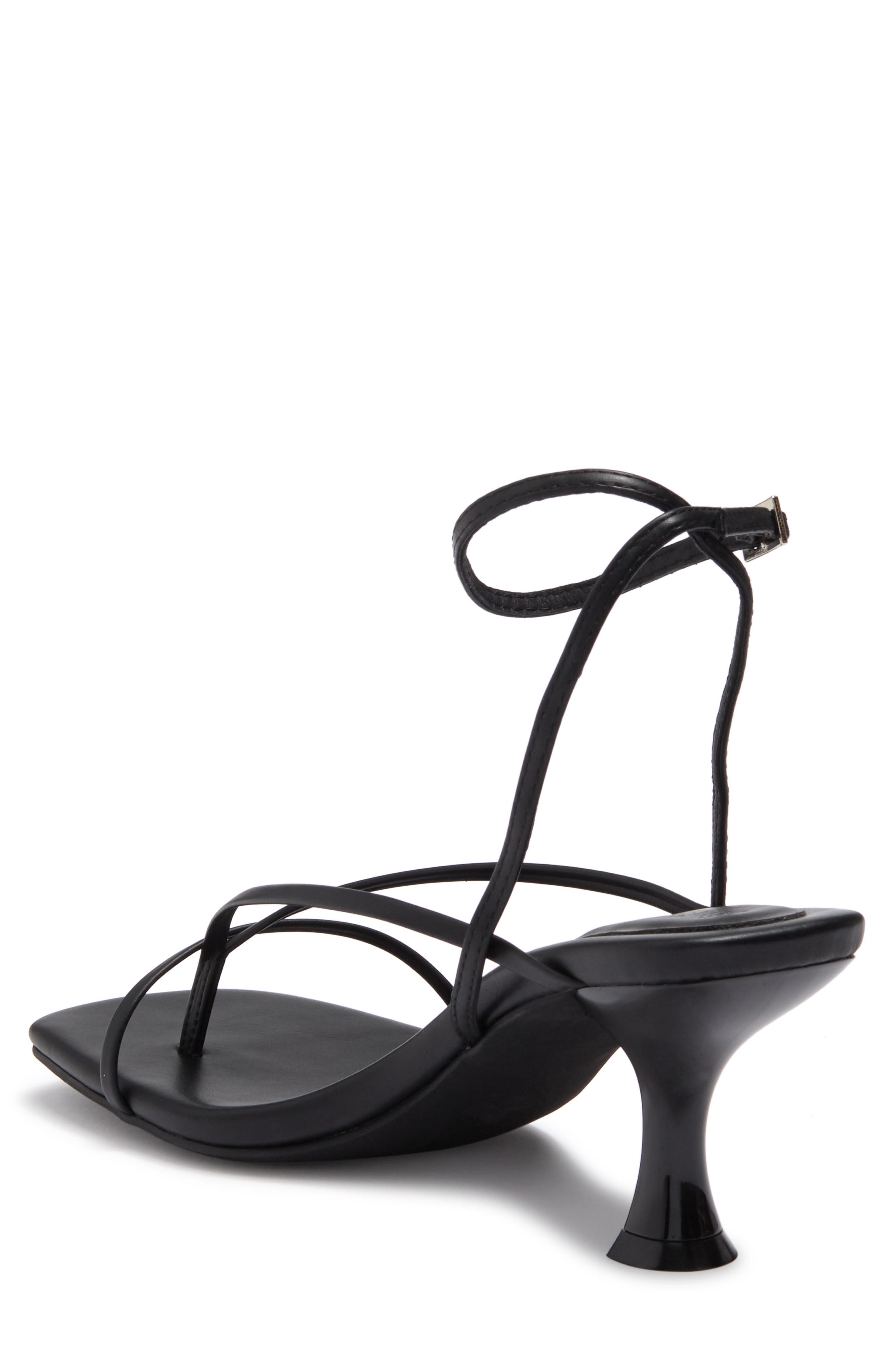 Jeffrey Campbell Leeda Ankle Strap Sandal, Alternate, color, Black