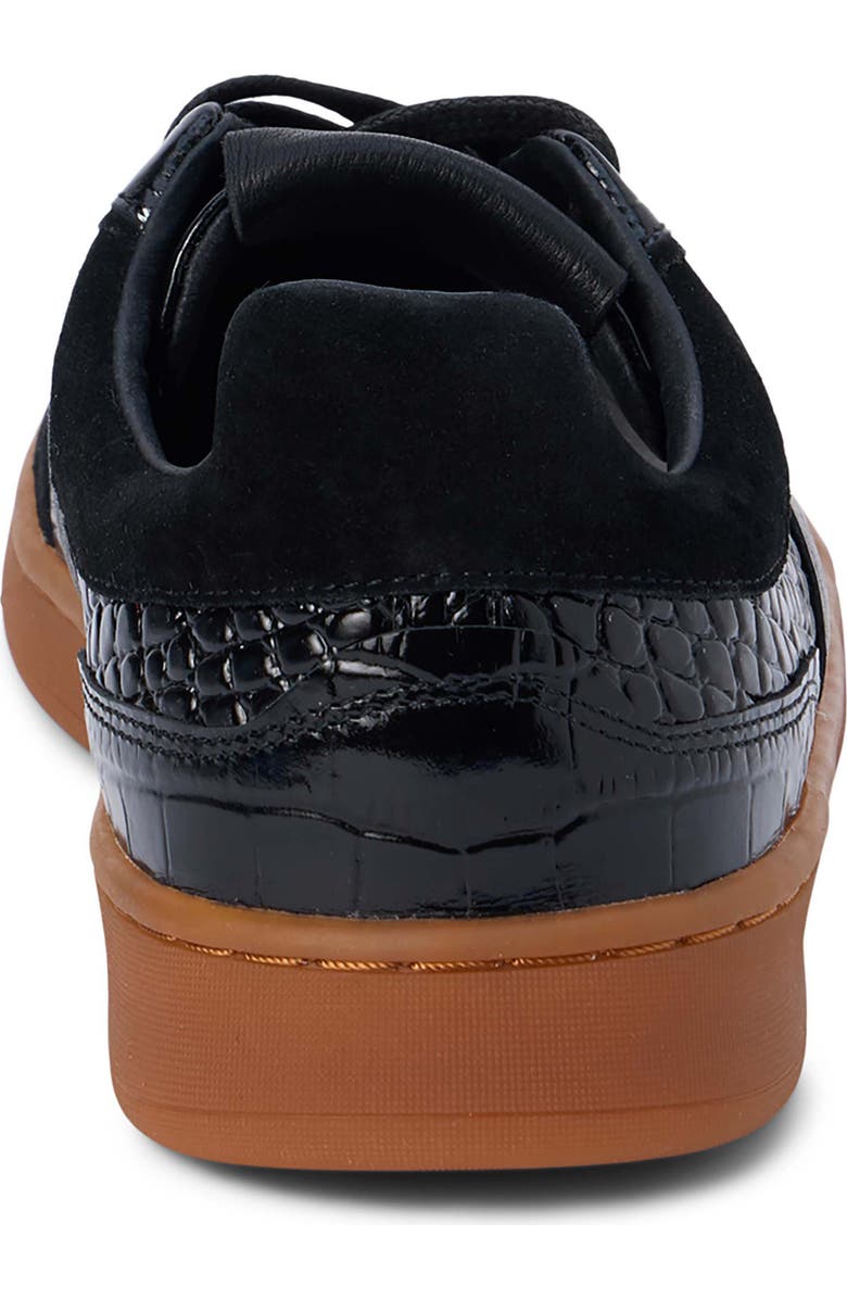 Matisse Quincy Sneaker, Alternate, color, Black Croc