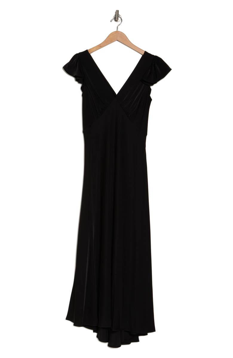 Calvin Klein Flutter Sleeve Maxi Dress, Alternate, color, 