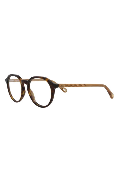 Chloé 47mm Round Optical Glasses