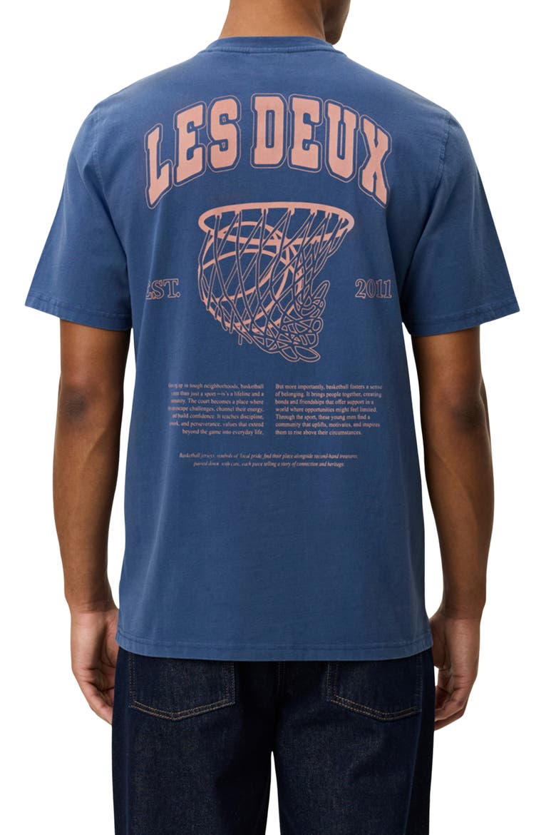 Brady Hoop Graphic T-Shirt, Alternate, color, DARK DENIM BLUE