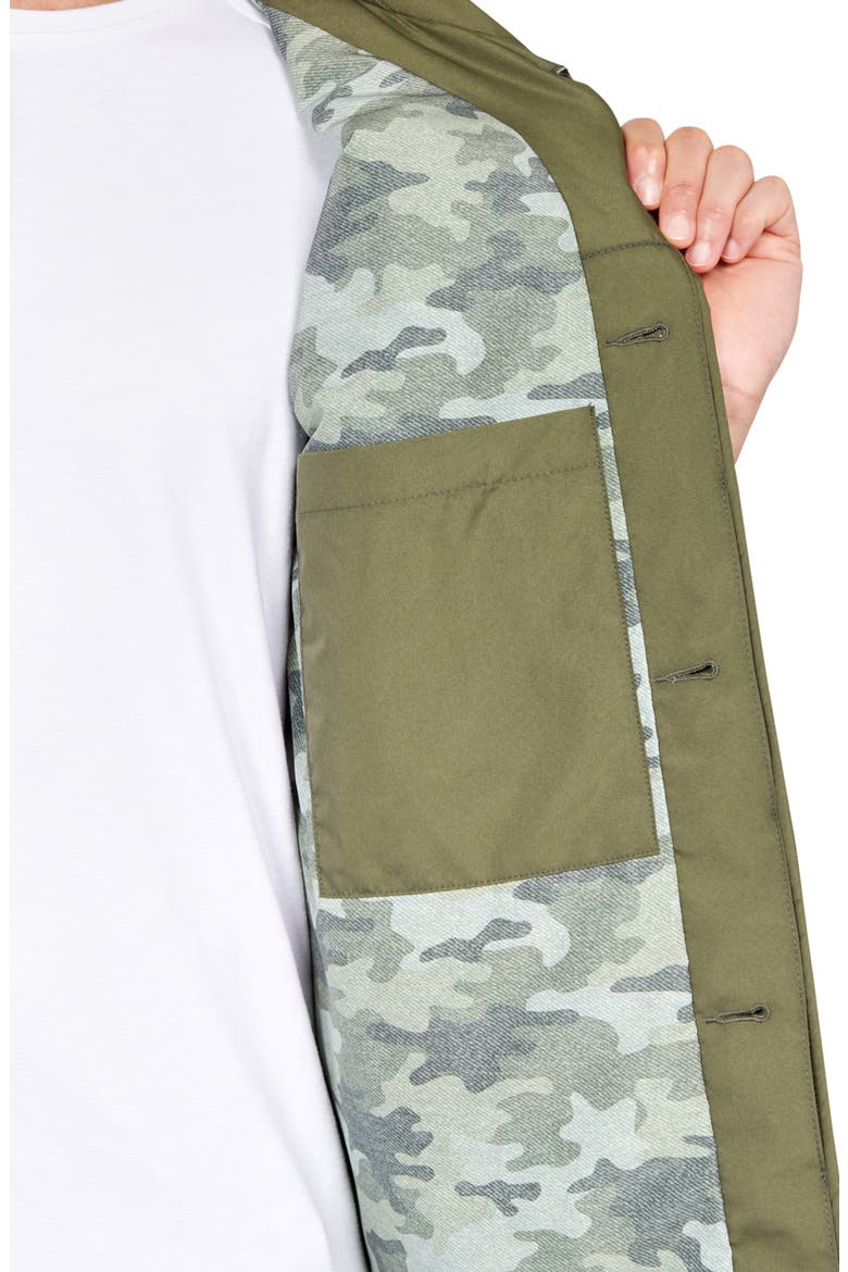 Solid Field Jacket, Alternate, color, OLIVE