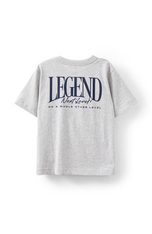 Cotton On Kids Kid's Jonny Short Sleeve Graphic Print Tee In Gray