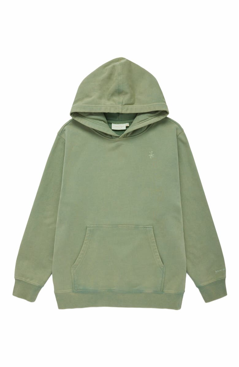 Samii Ryan Olive Hoodie, Alternate, color, Olive Green