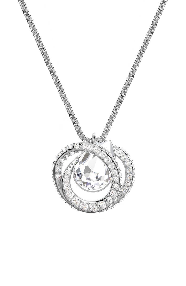 Swarovski Generation Crystal Pendant Necklace, Main, color,