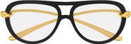 Bottega Veneta 58mm Pilot Sunglasses
