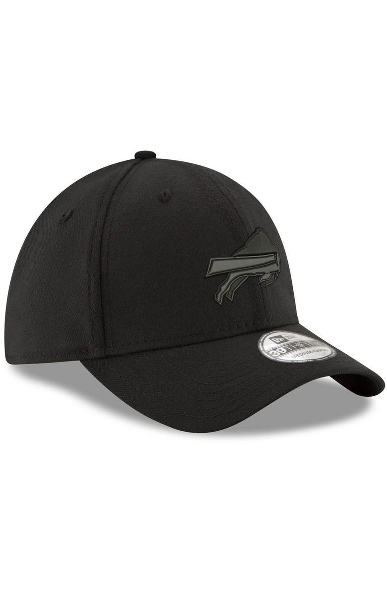 New Era Men's New Era Black Buffalo Bills Logo 39THIRTY Flex Hat, Alternate, color, 