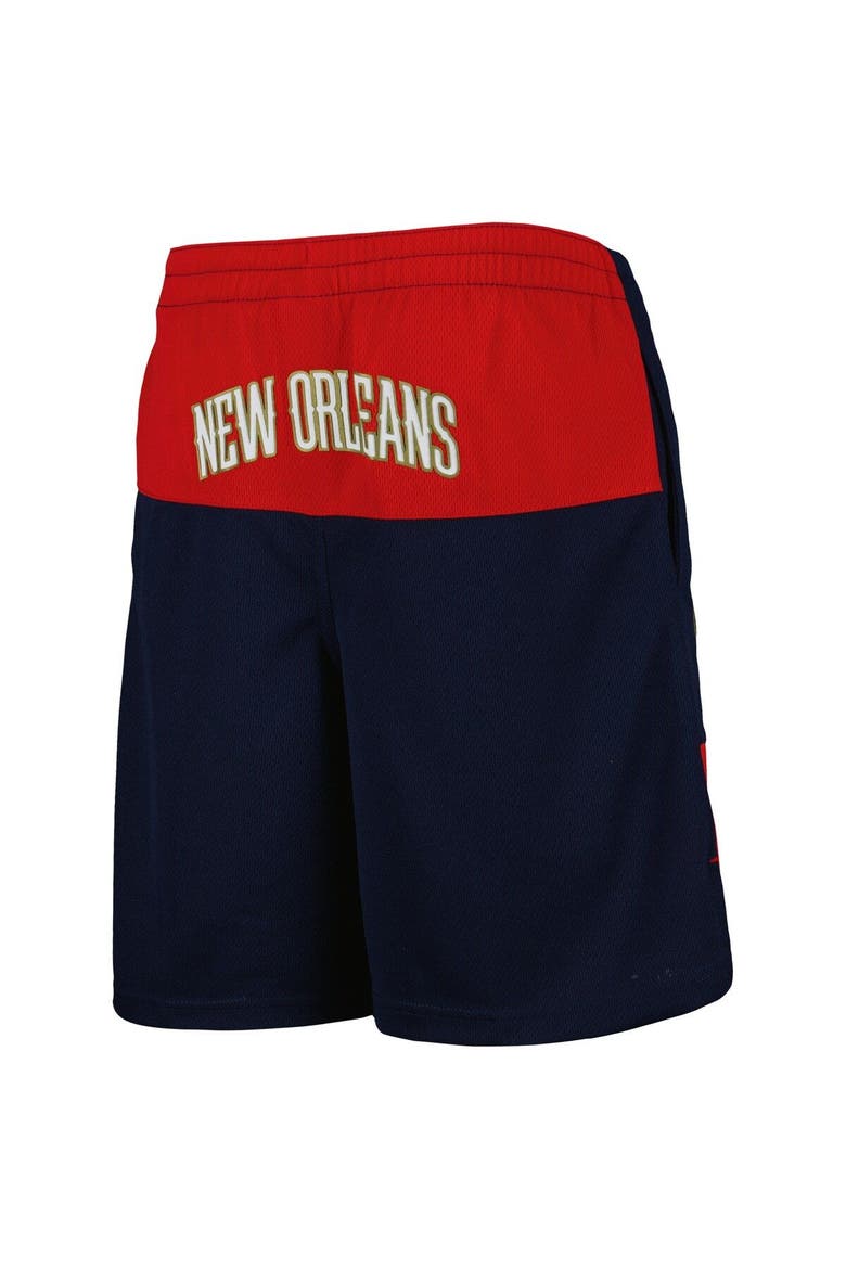 Youth Zion Williamson Navy New Orleans Pelicans Pandemonium Name & Number Shorts, Alternate, color, Navy