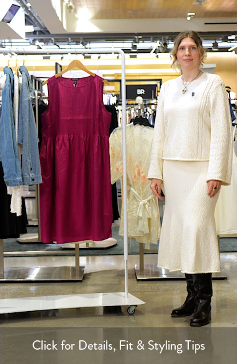 Pleated Silk Dress, sales video thumbnail