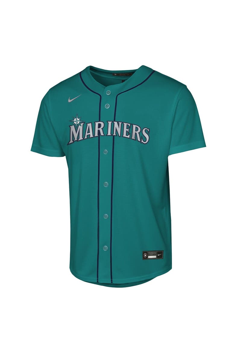 Youth Nike Cal Raleigh Teal Seattle Mariners Alternate Replica Jersey, Alternate, color, Teal