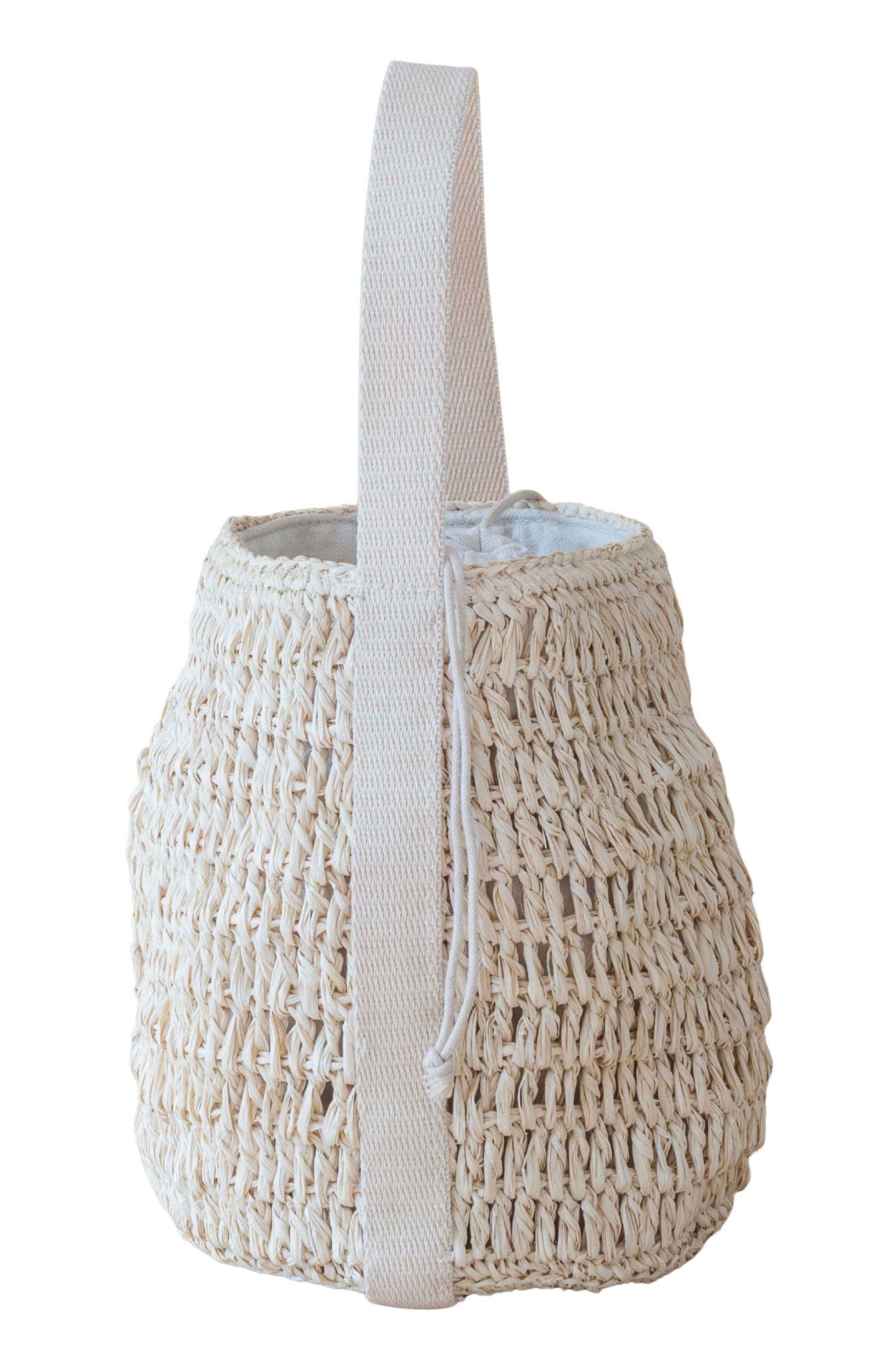 LIKHA Raffia Bucket Bag, Alternate, color, 