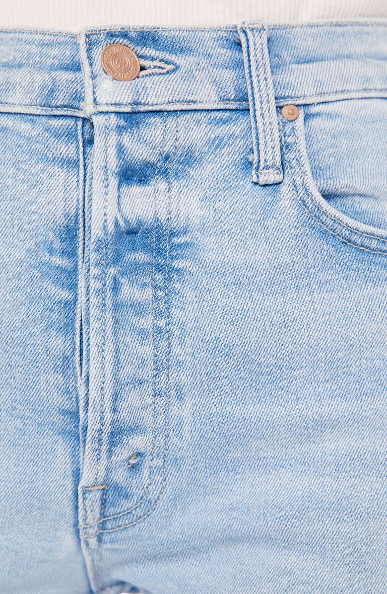 MOTHER The Tomcat Flood High Waist Ankle Straight Leg Jeans, Alternate, color, 