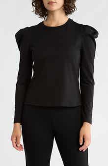 ELIE ELIE TAHARI Pleated Shoulder Top