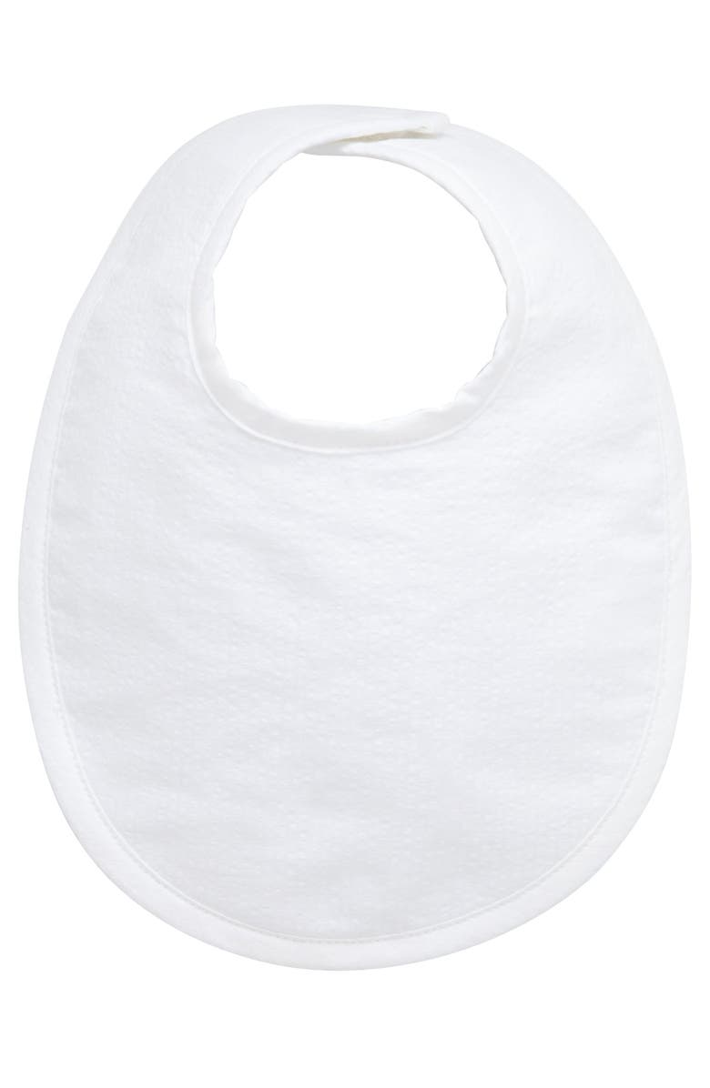 3 Marthas Seersucker Stripe Basic Bib, Main, color, 
