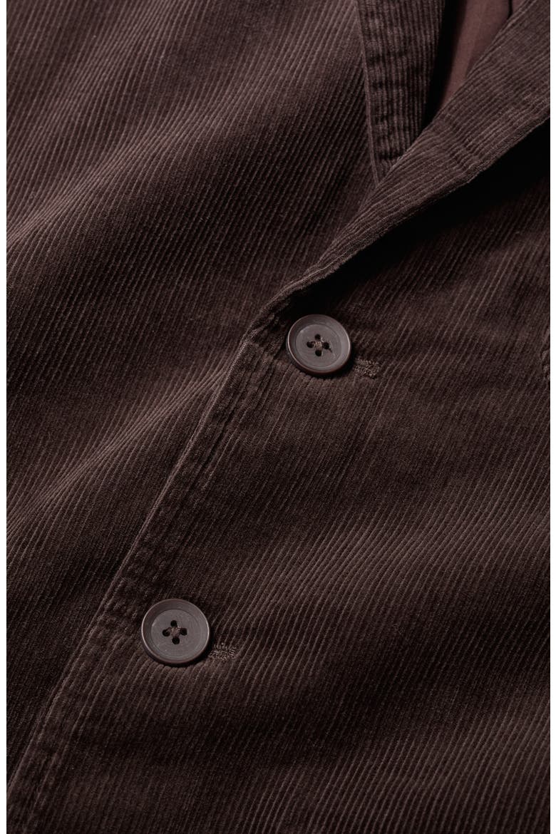 Plantsman Organic Cotton Corduroy Blazer, Alternate, color, BURNT WOOD