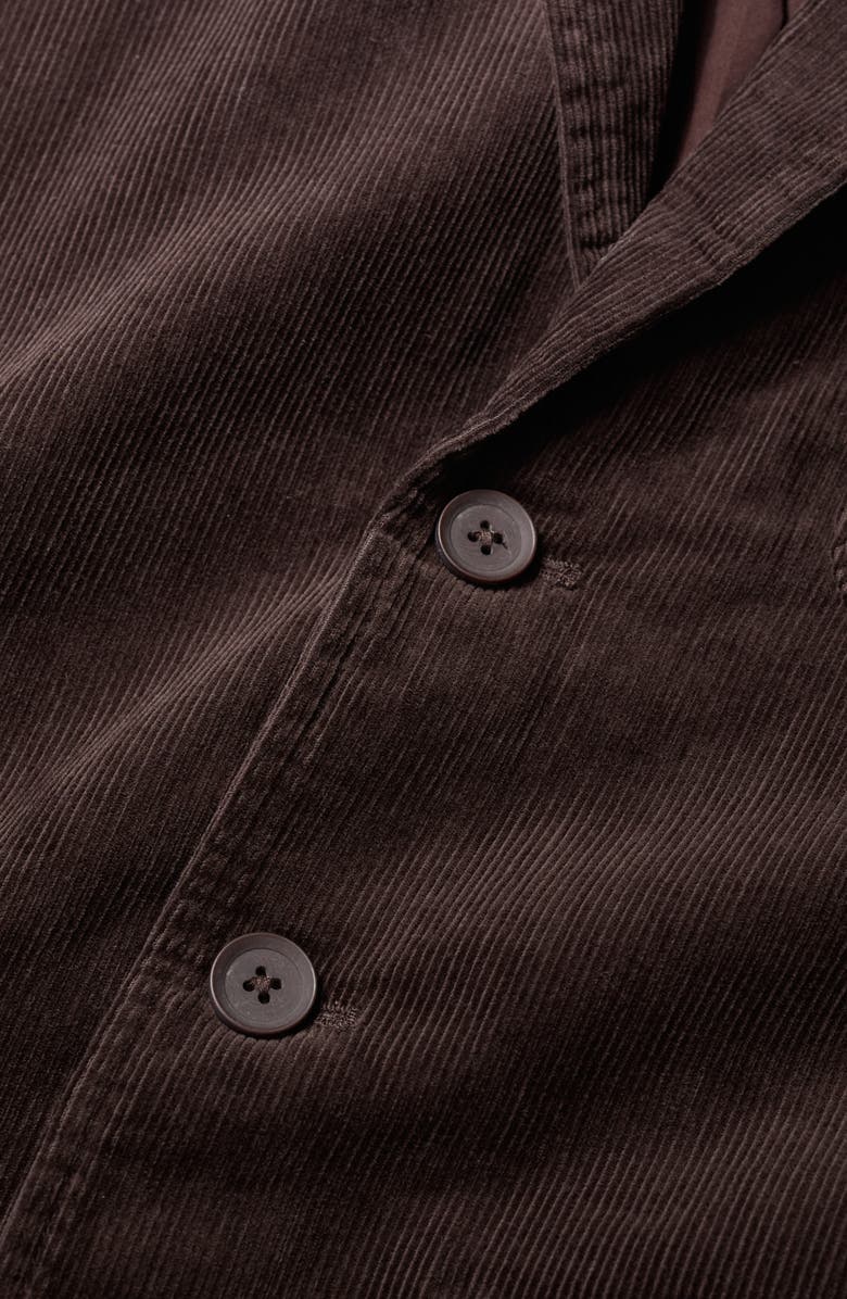 Seasalt Cornwall Plantsman Organic Cotton Corduroy Blazer, Alternate, color, Burnt Wood
