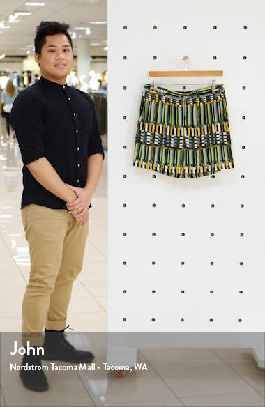 Native Youth Albers Geo Print Drawstring Shorts (Men) | Nordstromrack