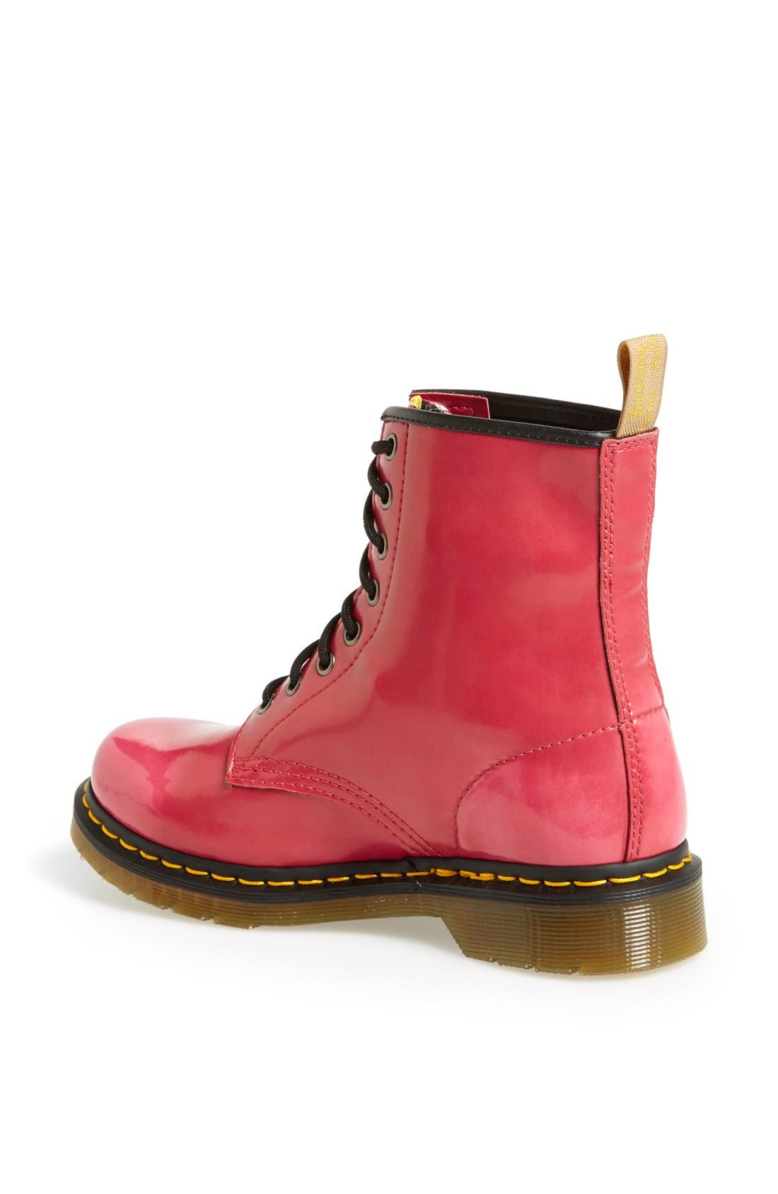 'Vegan 1460' Boot, Alternate, color, HOT PINK