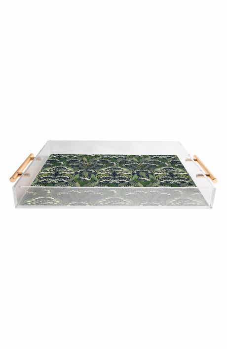 Deny Designs Wonderful Poisonous Lily Acrylic Tray