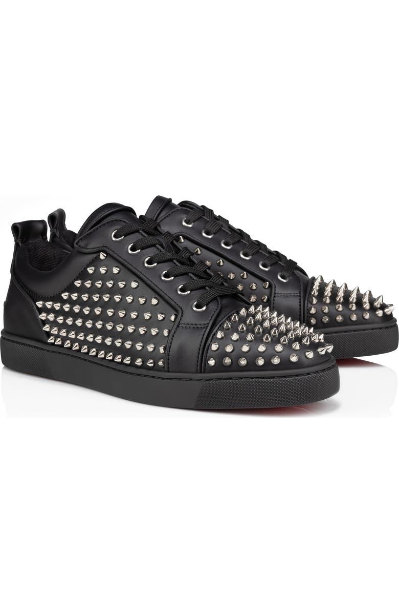Christian Louboutin Louis Junior Allover Spikes High Top Sneaker, Main, color,