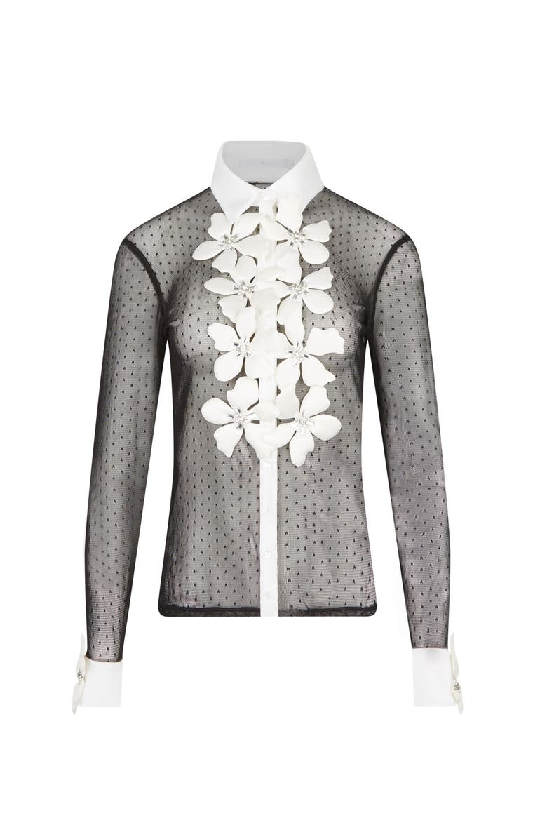 Anne Fontaine Terra Shirt, Main, color, Black