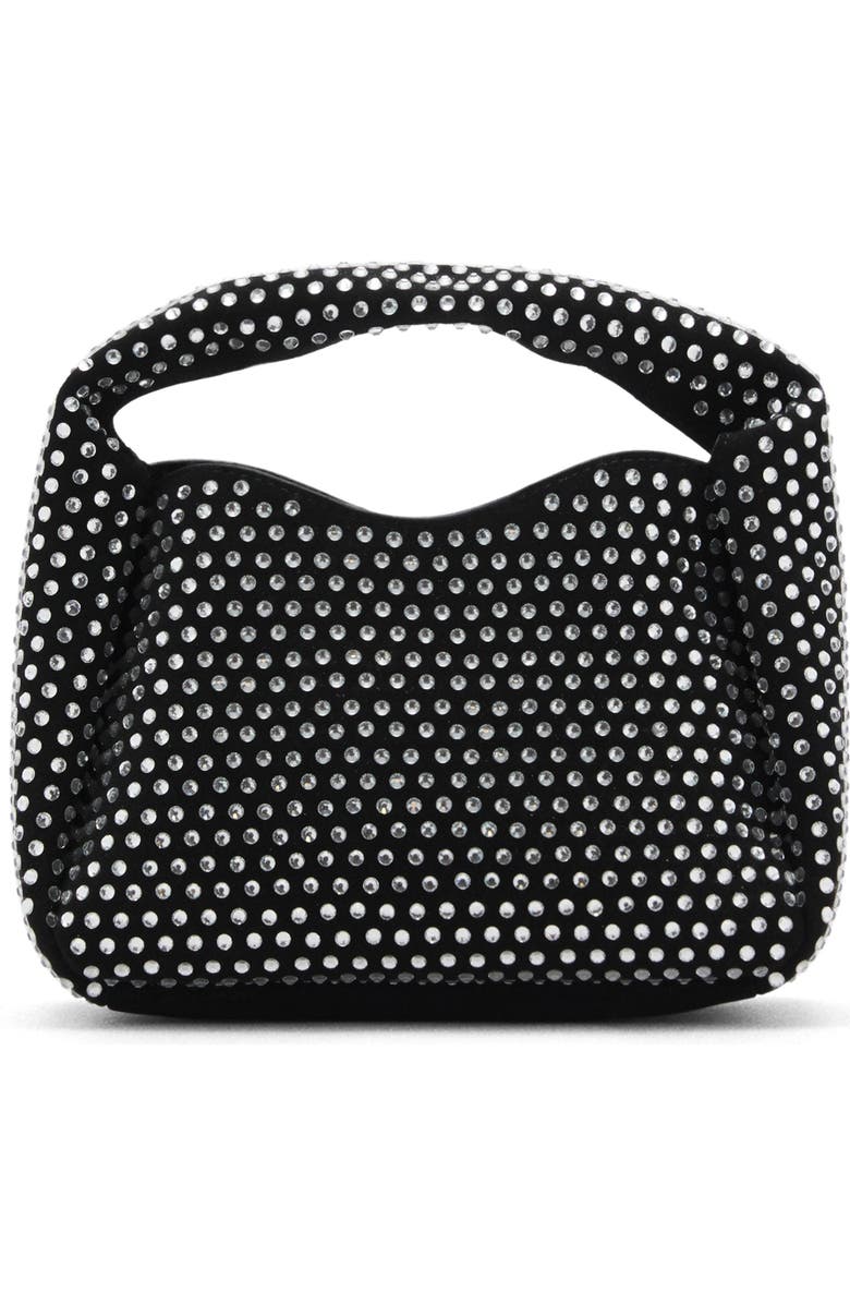 MANGO Mini Rhinestone Top Handle Bag, Main, color,