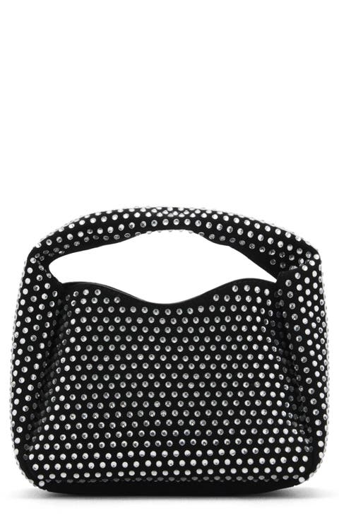 Mini Rhinestone Top Handle Bag